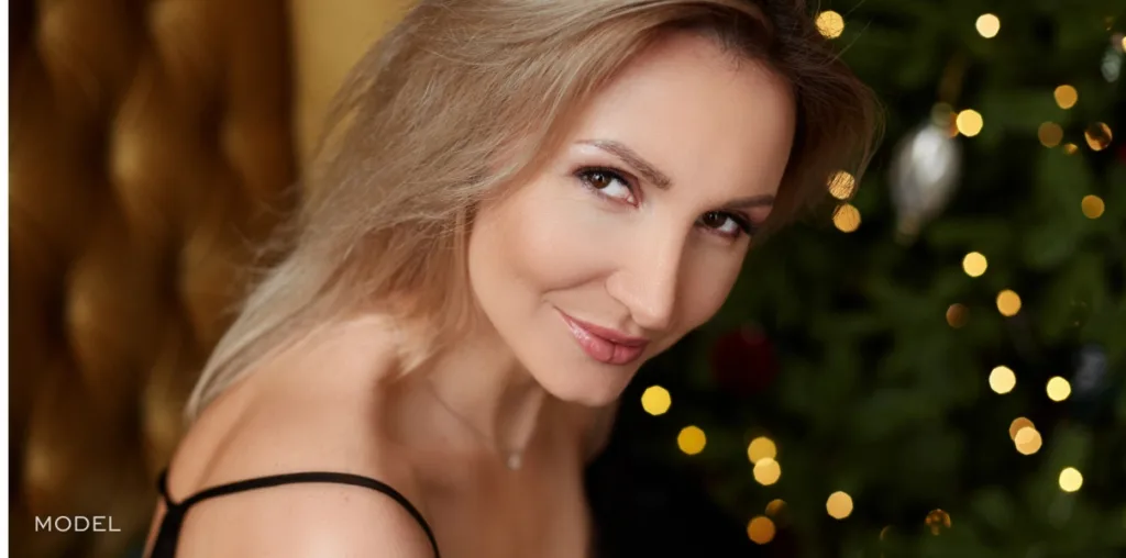 middle aged women smiling